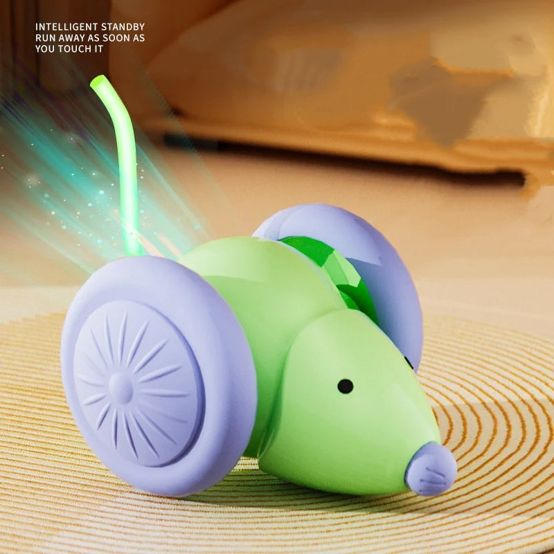Smart Chase Interactive Cat Toy — Self-Driving Mouse with Auto Obstacle Avoidance