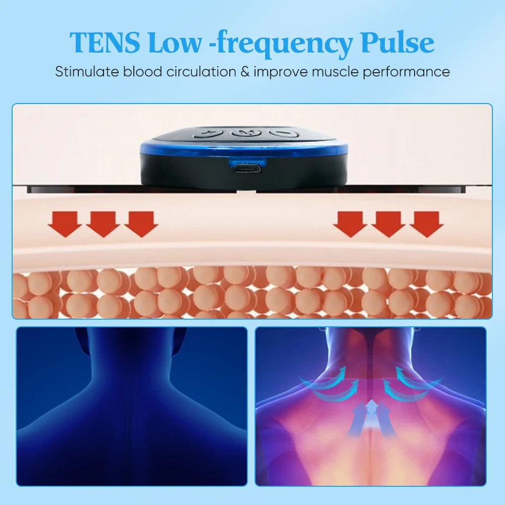 EMS Neck Massager — Cordless Pulse Massager for Neck & Shoulder Relief