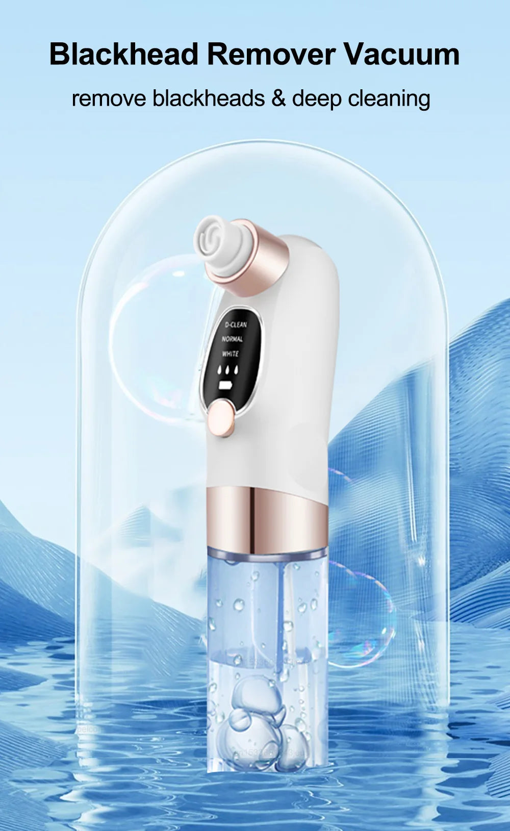Pore Vacuum Blackhead Remover — Rechargeable Facial Pore Cleaner