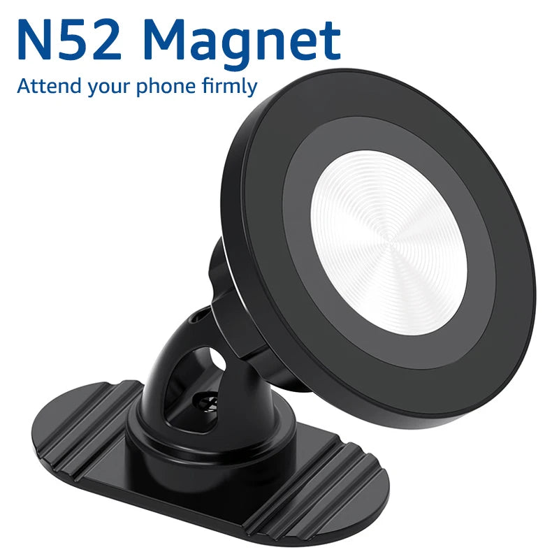 Magnetic Car Phone Holder — 360° MagSafe Dashboard & Vent Mount