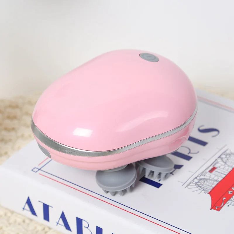 Electric Scalp Massager — Waterproof Cordless Head Massager for Hair & Relaxation
