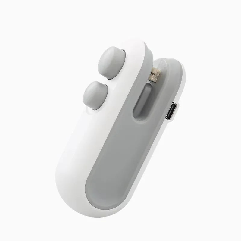 Mini Bag Sealer — Rechargeable Handheld Heat Sealer for Snacks & Food Storage