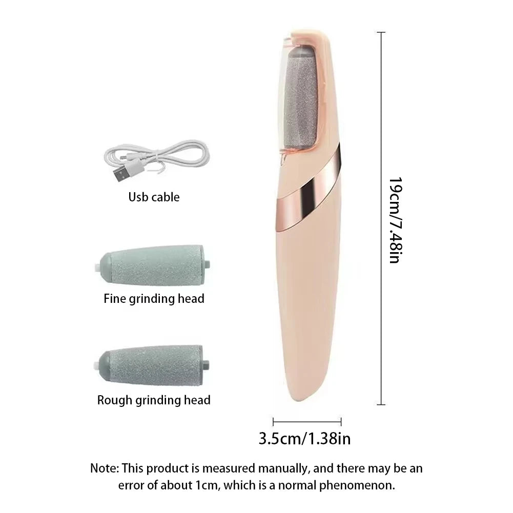 Electric Callus Remover — Rechargeable Foot Scrubber for Soft, Smooth Feet