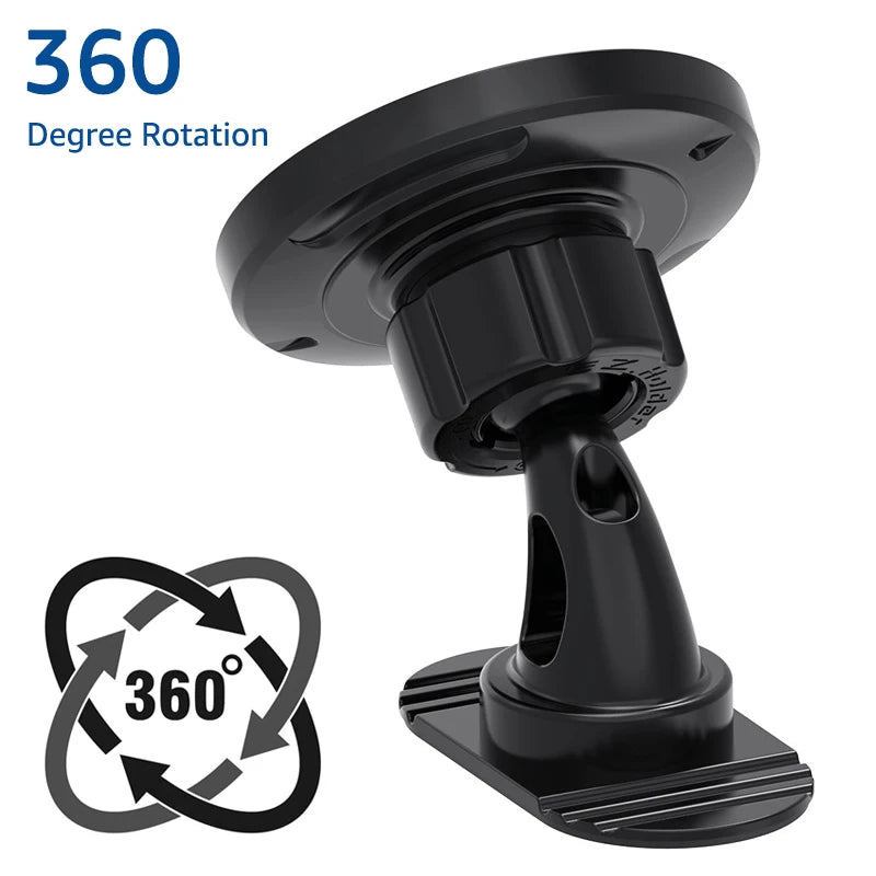 Magnetic Car Phone Holder — 360° MagSafe Dashboard & Vent Mount