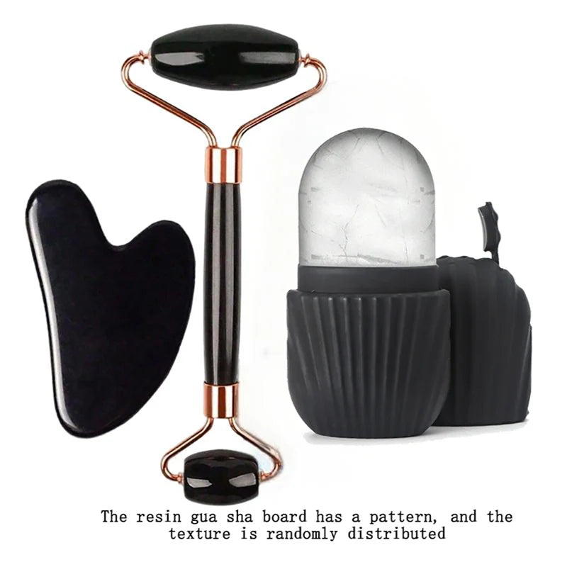 Cryo Ice Roller Set — Face & Body Recovery (Roller + Gua Sha)