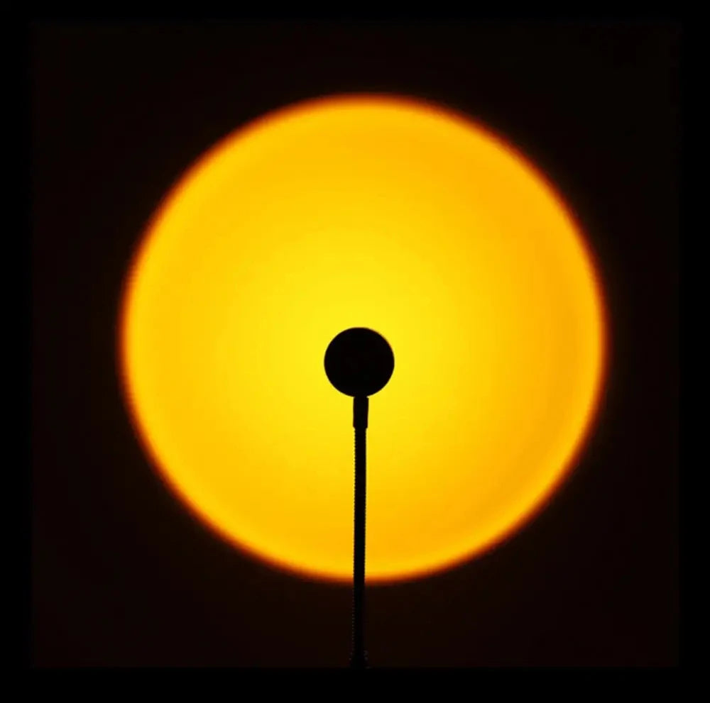 RGB Sunset Lamp — 16-Color LED Projection Light with Remote