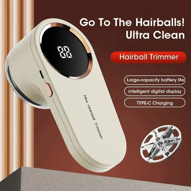 Electric Lint Remover & Fabric Shaver — Rechargeable Fuzz Remover