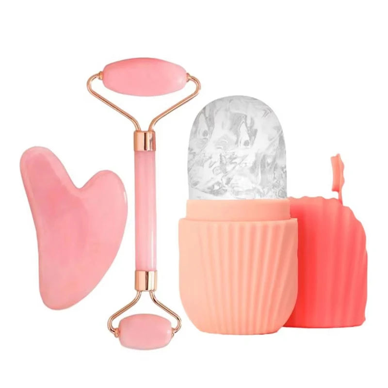 Cryo Ice Roller Set — Face & Body Recovery (Roller + Gua Sha)