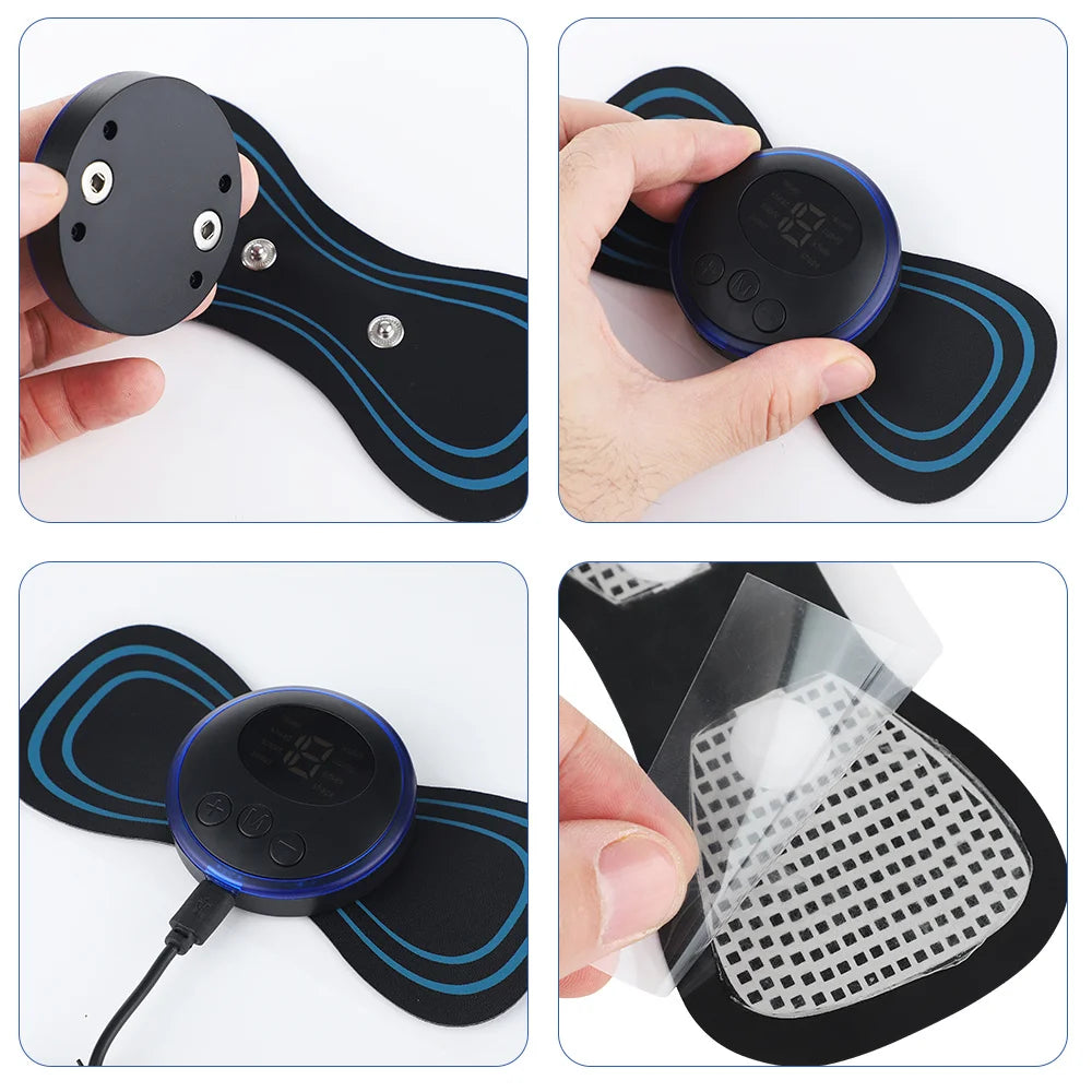 EMS Neck Massager — Cordless Pulse Massager for Neck & Shoulder Relief