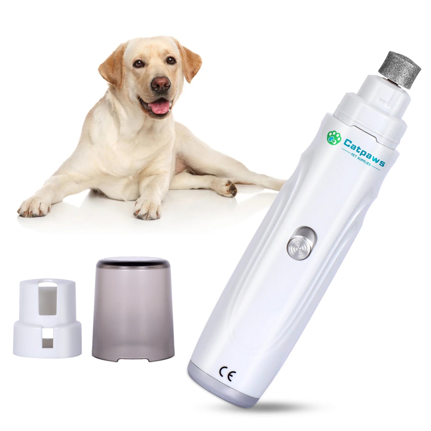 Quiet Dog Nail Grinder — Painless Rechargeable Pet Paw Trimmer