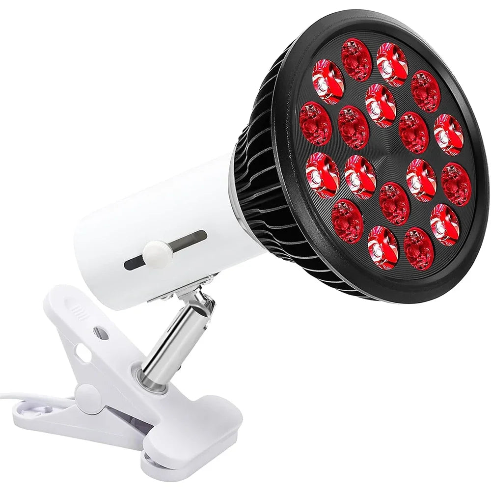 Red Light Therapy Lamp — 660nm & 850nm Infrared Device for Skin Health & Joint Recovery