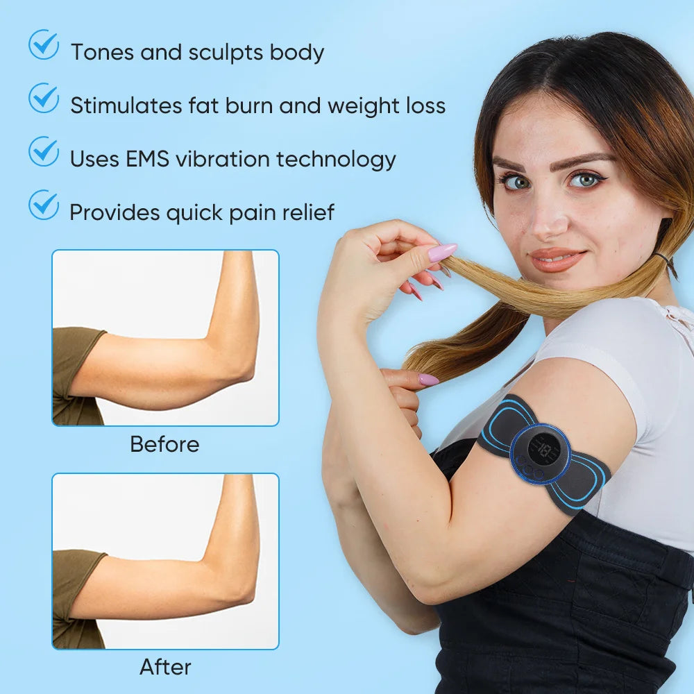 EMS Neck Massager — Cordless Pulse Massager for Neck & Shoulder Relief