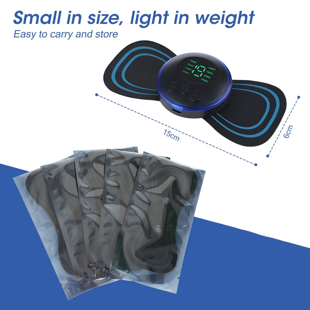 EMS Neck Massager — Cordless Pulse Massager for Neck & Shoulder Relief