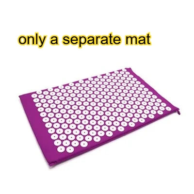 Acupressure Mat & Pillow Set — Back, Neck & Foot Massage Mat for Tension & Recovery