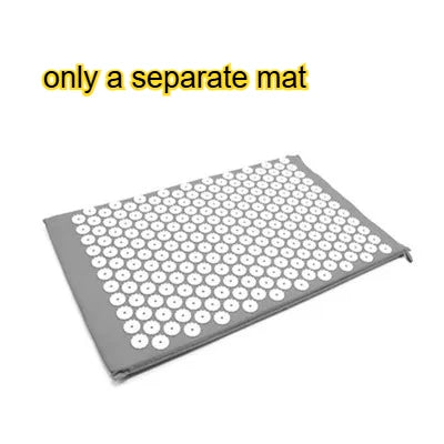 Acupressure Mat & Pillow Set — Back, Neck & Foot Massage Mat for Tension & Recovery