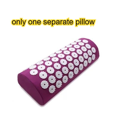 Acupressure Mat & Pillow Set — Back, Neck & Foot Massage Mat for Tension & Recovery
