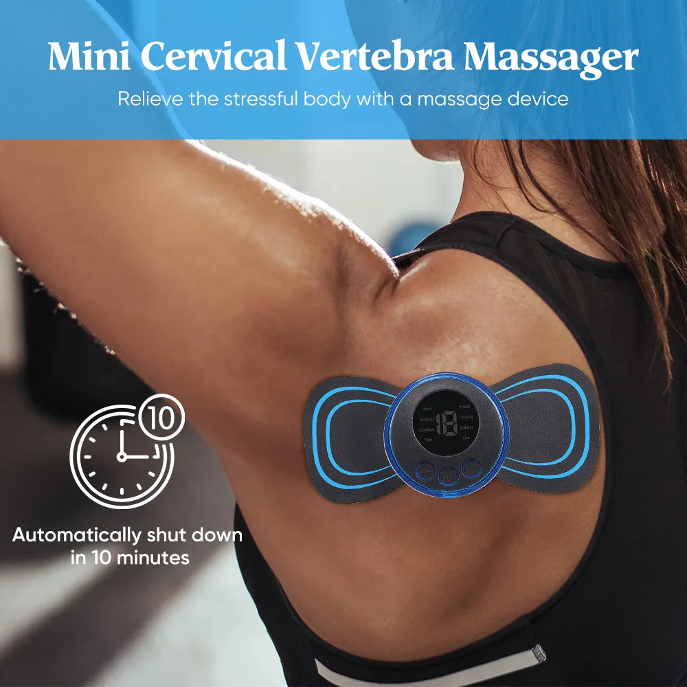 EMS Neck Massager — Cordless Pulse Massager for Neck & Shoulder Relief