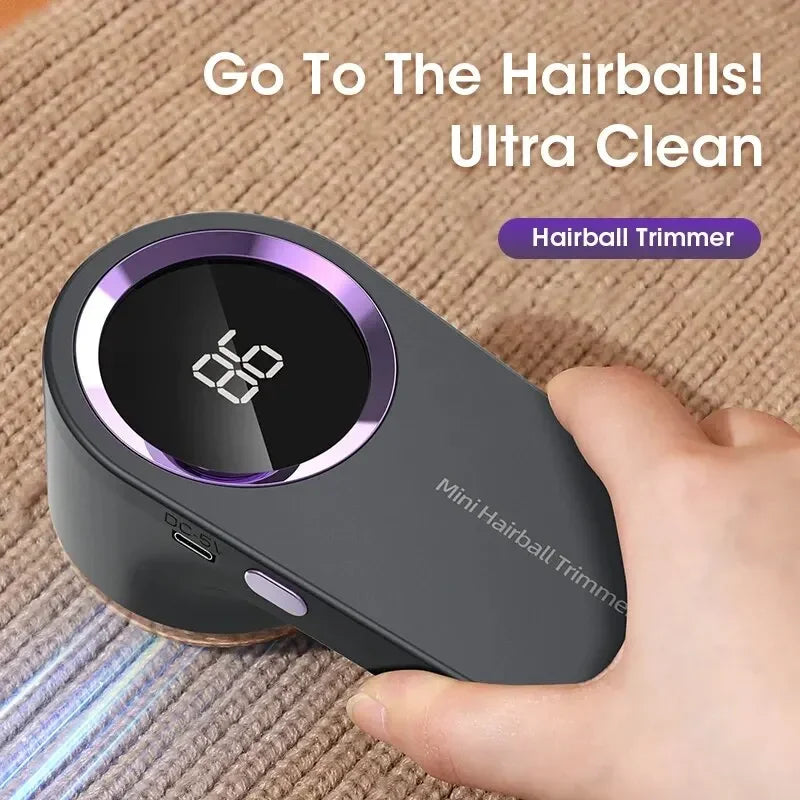 Electric Lint Remover & Fabric Shaver — Rechargeable Fuzz Remover