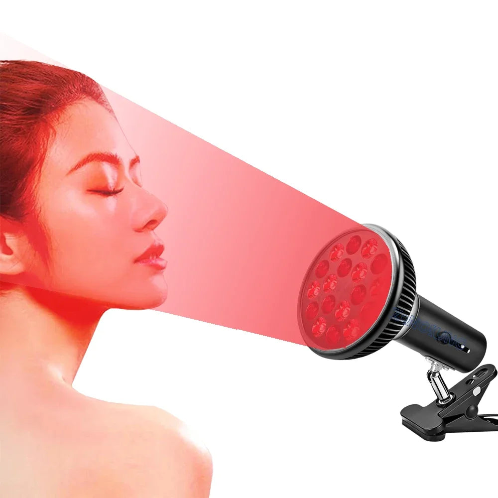 Red Light Therapy Lamp — 660nm & 850nm Infrared Device for Skin Health & Joint Recovery