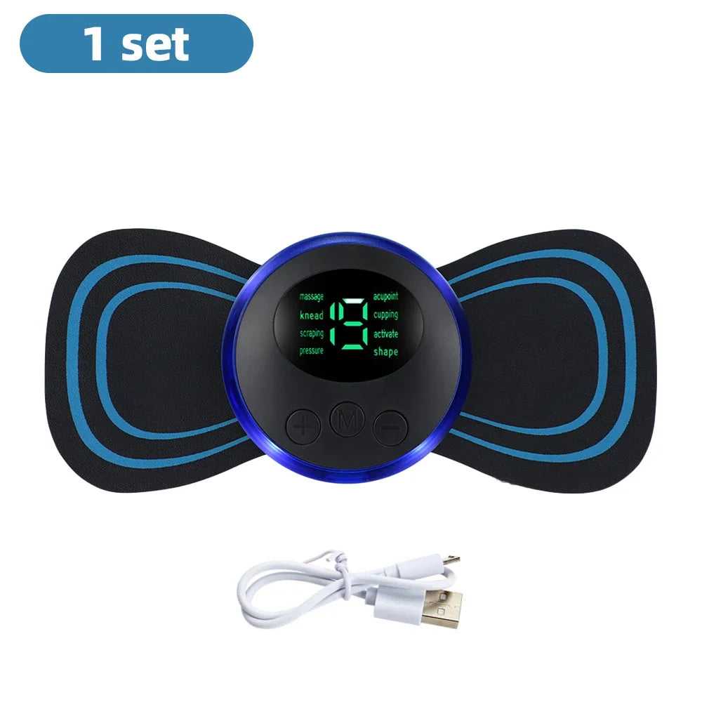 EMS Neck Massager — Cordless Pulse Massager for Neck & Shoulder Relief