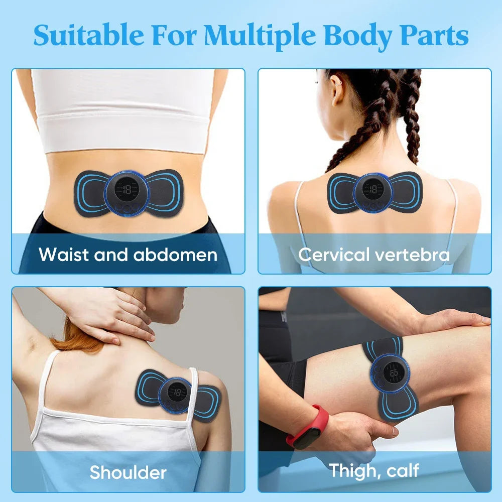 EMS Neck Massager — Cordless Pulse Massager for Neck & Shoulder Relief